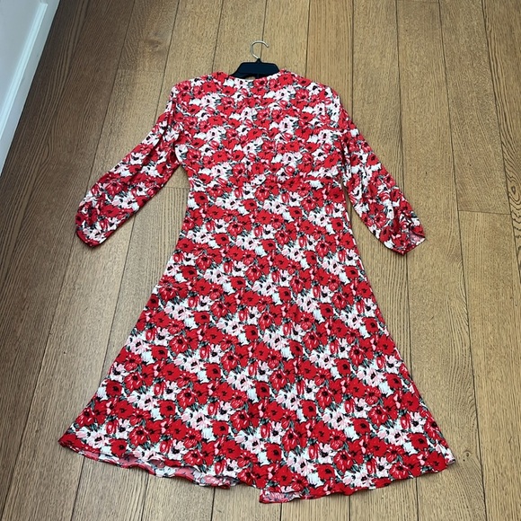 RIXO London Katie Diana Floral Midi Dress Medium - Picture 5 of 8